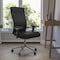 Flash Furniture Hercules Office Chair, Black Back, 28-1/2 in W 25" L 47-1/2" H, Leather Seat GO-WY-85H-1-GG - alternate 5